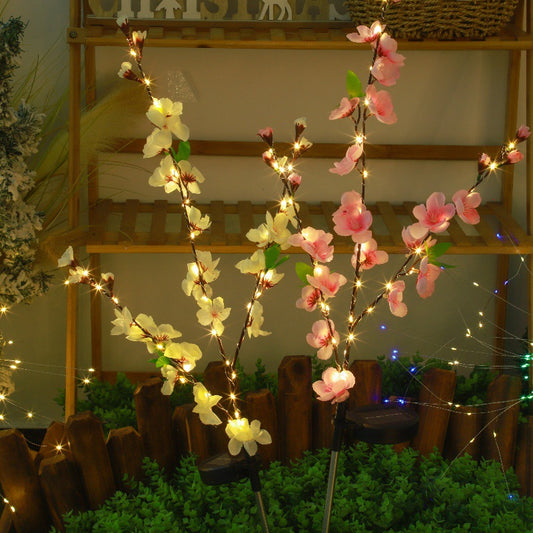 New solar simulation peach blossom lamp