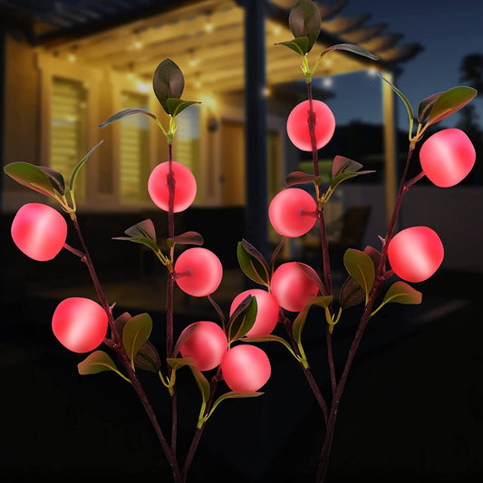 Apple tree solar light