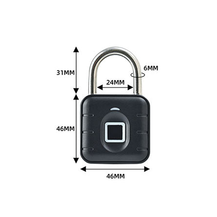 Smart Fingerprint Sensor Padlock P3 plus